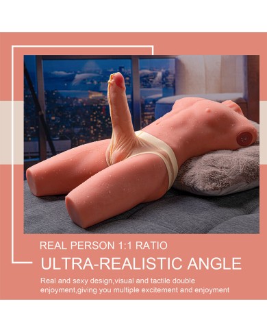 XISE JASON HALF BODY TORSO REALISTICO MASCULINO CON THRUSTING Y VIBRACION 55 CM XISE JASON HALF BODY TORSO REALISTICO MASCULINO CON THRUSTING Y VIBRACION 55 CM