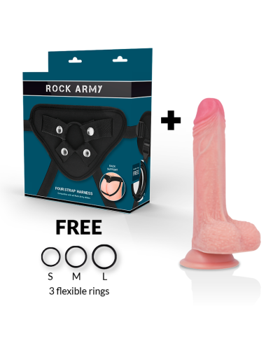 ROCKARMY ARNES LIQUID SILICONE DILDO PREMIUM MUSTANG 18 CM O 414 CM
