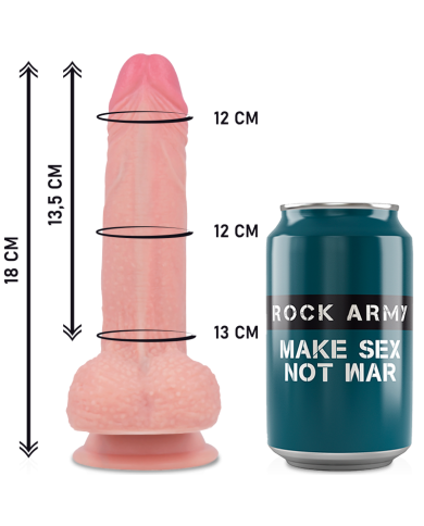 ROCKARMY ARNES LIQUID SILICONE DILDO PREMIUM MUSTANG 18 CM O 414 CM