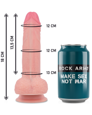ROCKARMY ARNES LIQUID SILICONE DILDO PREMIUM MUSTANG 18 CM O 414 CM