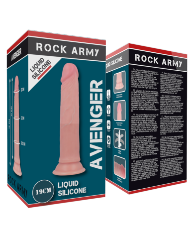 ROCKARMY HARNESS LIQUID SILICONE DILDO PREMIUM AVENGER 19 CM O 398 CM
