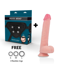 ROCKARMY ARNES LIQUID SILICONE DILDO PREMIUM KINGCOBRA 24 CM O 477 CM