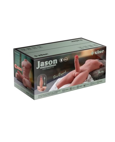 XISE JASON HALF BODY TORSO REALISTICO MASCULINO CON THRUSTING Y VIBRACION 55 CM XISE JASON HALF BODY TORSO REALISTICO MASCULINO CON THRUSTING Y VIBRACION 55 CM