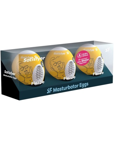 SATISFYER 3 HUEVOS MASTURBADORES FIERCE SATISFYER 3 HUEVOS MASTURBADORES FIERCE