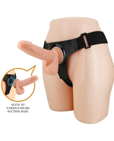 PRETTY LOVE HARNESS BRIEFS ARNES UNIVERSAL CON DILDO TOM 20 CM NATURAL