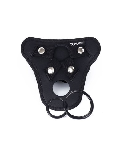 GET REAL STRAP ON PLEASURE HARNES NEGRO