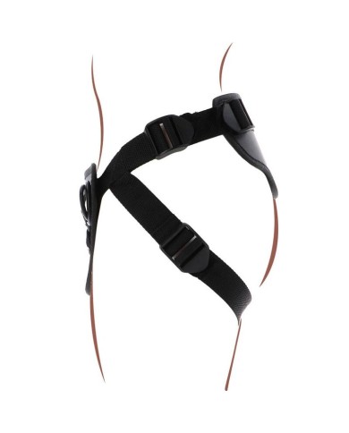 GET REAL STRAP ON DELUXE HARNES NEGRO