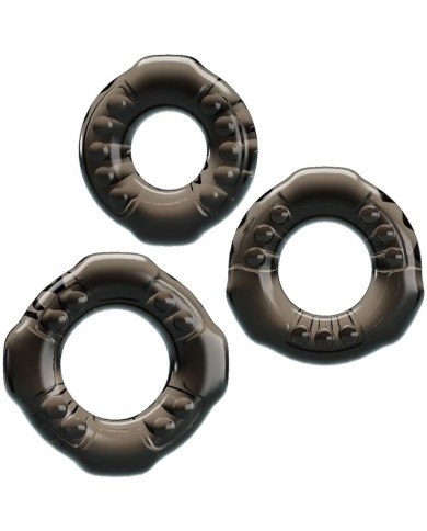 BAILE COCK RINGS YVONNE SET 3 ANILLOS PENE BAILE COCK RINGS YVONNE SET 3 ANILLOS PENE