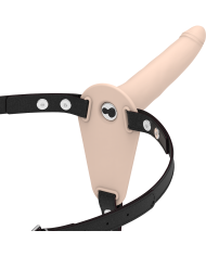 FETISH SUBMISSIVE HARNESS VIBRADOR SILICONA FLESH 15 CM
