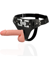 HARNESS ATTRACTION ARNES DELUXE CON VIBRACION REALISTICO 18 CM O 45 CM