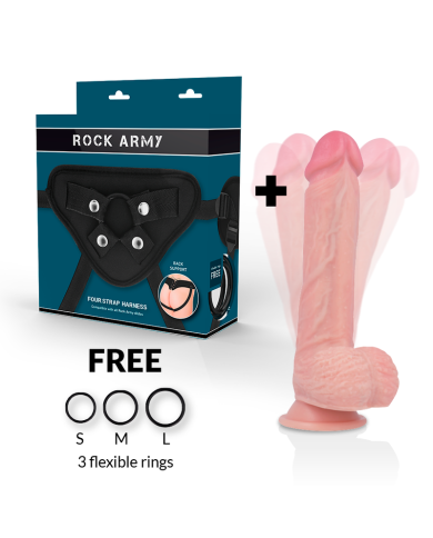 ROCKARMY ARNES HAWK ROTADOR Y VIBRADOR 22 CM O 46 CM