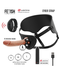 FETISH SUBMISSIVE CYBER STRAP ARNES CON DILDO Y BALA CONTROL REMOTO TECNOLOGIA WATCHME L