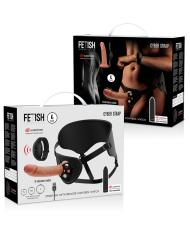 FETISH SUBMISSIVE CYBER STRAP ARNES CON DILDO Y BALA CONTROL REMOTO TECNOLOGIA WATCHME L