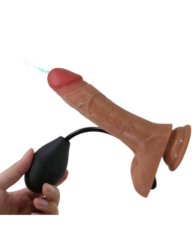 PRETTY LOVE HARNESS BRIEFS UNIVERSAL CON DILDO VIBRACION Y SQUIRTING 155 CM MULATO