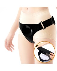PRETTY LOVE HARNESS BRIEFS UNIVERSAL CON DILDO VIBRACION Y SQUIRTING 155 CM MULATO