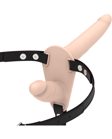 FETISH SUBMISSIVE HARNESS DOBLE PENETRACION FLESH