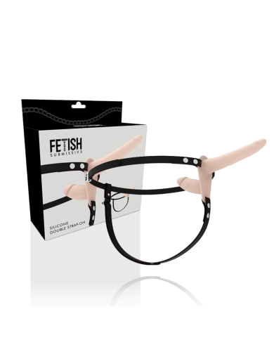 FETISH SUBMISSIVE HARNESS DOBLE PENETRACION FLESH