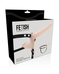 FETISH SUBMISSIVE HARNESS DOBLE PENETRACION FLESH