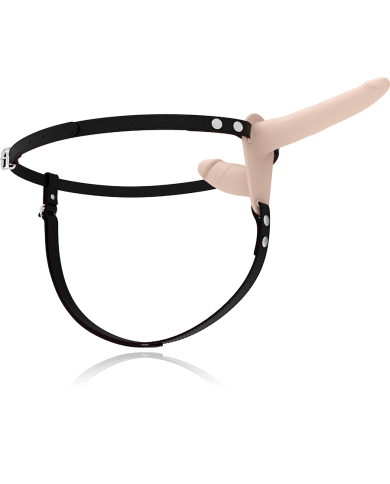 FETISH SUBMISSIVE HARNESS DOBLE PENETRACION VIBRADOR FLESH UP