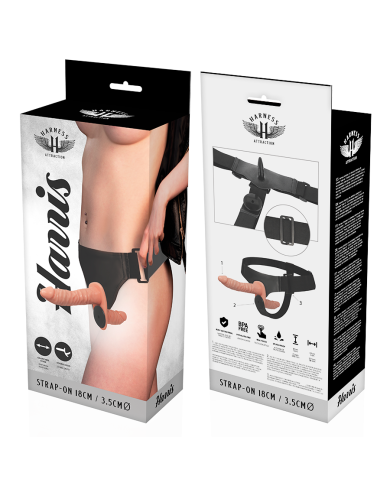 HARNESS ATTRACTION HARRIS DOBLE PENETRACION CON VIBRACION 18 CM O 35 CM