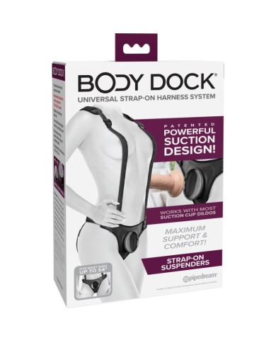 PIPEDREAMS BODY DOCK STRAP ON SUSPENDERS