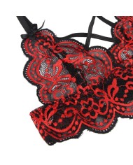 SUBBLIME SET DOS PIEZAS TOP Y PANTIES ENCAJE S M