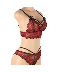 SUBBLIME SET DOS PIEZAS TOP Y PANTIES ENCAJE S M