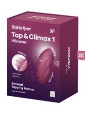 SATISFYER TAP CLIMAX 1 VIBRADOR LAY ON ROJO