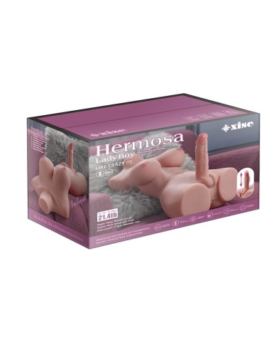 XISE HERMOSA LADY BOY TORSO FEMENINO CON DILDO CON VIBRACION Y THRUSTING 49 CM XISE HERMOSA LADY BOY TORSO FEMENINO CON DILDO CON VIBRACION Y THRUSTING 49 CM