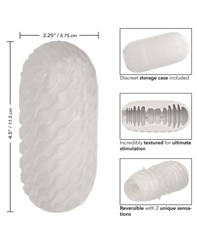 CALEXOTICS REVERSIBLE RIBBED STROKER CALEXOTICS REVERSIBLE RIBBED STROKER