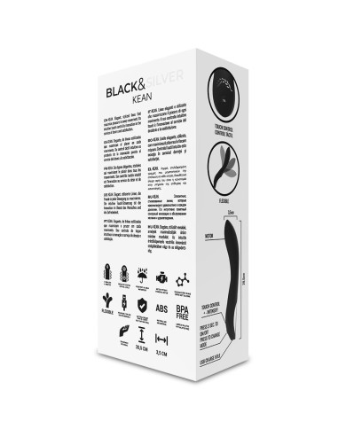BLACKSILVER KEAN VIBRADOR TOUCH CONTROL