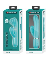 PRETTY LOVE VIBRADOR PUNTO G MULTIFUNCION VERDE AGUA