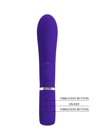PRETTY LOVE THOMAS VIBRADOR PUNTO G MULTIFUNCION VIOLETA