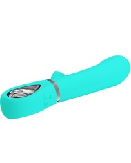 PRETTY LOVE THOMAS VIBRADOR PUNTO G MULTIFUNCION VERDE AGUA