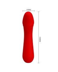 PRETTY LOVE CETUS VIBRADOR RECARGABLE ROJO