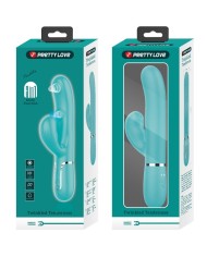 PRETTY LOVE PERLITA VIBRADOR PUNTO G 3 EN 1 MULTIFUNCION VERDE AGUA