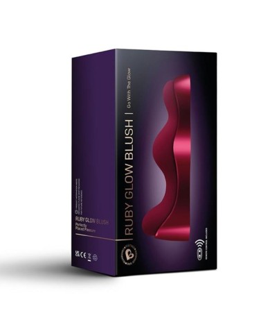 ROCKS OFF RUBY GLOW BLUSH VIBRADOR G SPOT ROJO