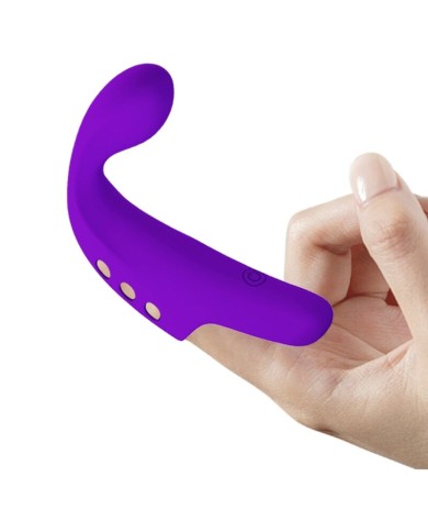PRETTY LOVE GORGON VIBRADOR DE DEDO RECARGABLE MORADO