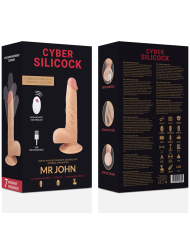CYBER SILICOCK REALISTICO CONTROL REMOTO MR JOHN 2388 CM O 43 CM