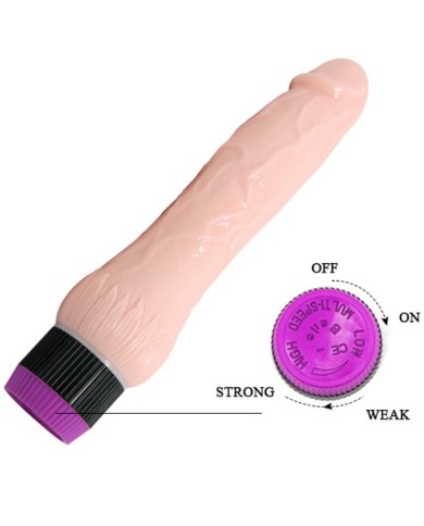 BAILE ADOUR CLUB VIBRADOR REALISTICO BASE ANCHA 22 CM