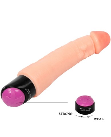 BAILE VIBRADOR REALISTICO FLEXIBLE 25 CM