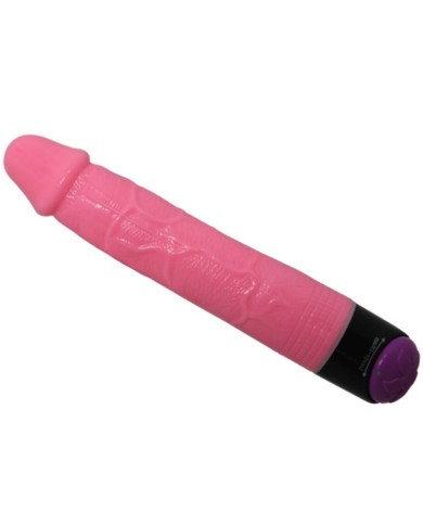 BAILE COLORFUL SEX VIBRADOR REALISTICO ROSA 23 CM