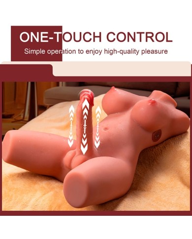 XISE MIAH LADY BOY TORSO FEMENINO CON DILDO CON VIBRACION Y THRUSTING 55 CM XISE MIAH LADY BOY TORSO FEMENINO CON DILDO CON VIBRACION Y THRUSTING 55 CM