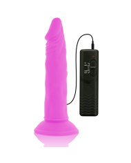 DIVERSIA DILDO REALISTICO FLEXIBLE CON VIBRACION LILA 23 CM O 43 CM