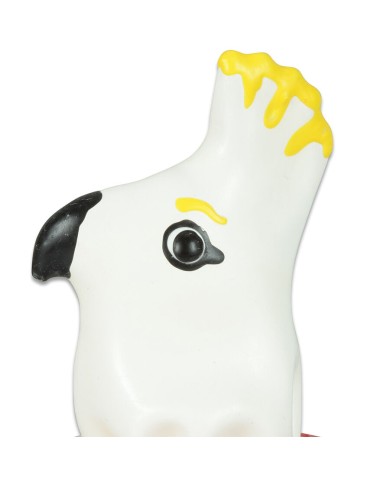 CONDOMERIE PRESERVATIVO DECORATIVO PINTADO A MANO LORO BLANCO