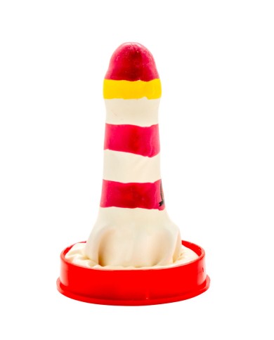 CONDOMERIE PRESERVATIVO DECORATIVO PINTADO A MANO FARO