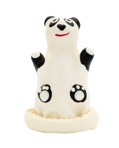 CONDOMERIE PRESERVATIVO DECORATIVO PINTADO A MANO PANDA MODELO 1