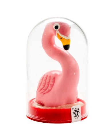 CONDOMERIE PRESERVATIVO DECORATIVO PINTADO A MANO FLAMENCO ROSA
