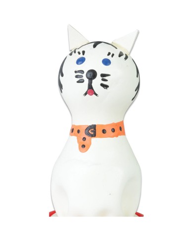 CONDOMERIE PRESERVATIVO DECORATIVO PINTADO A MANO GATO BLANCO