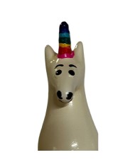 CONDOMERIE PRESERVATIVO DECORATIVO PINTADO A MANO ARCOIRIS UNICORNIO